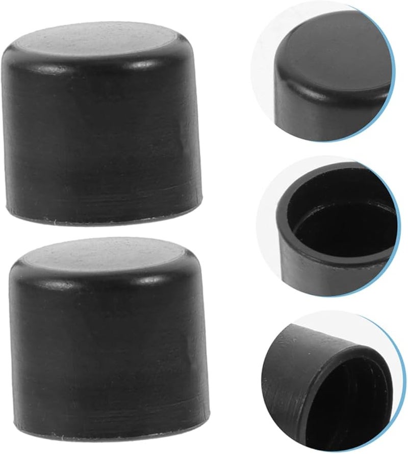 HANABASS 12pcs Black Foosball Table Cover Safety End Caps Easy Install Machine Plugs - Image 5